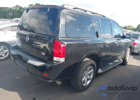 2008 Nissan Armada Se из США, поврежденный, VIN 5N1BA08D38N600714